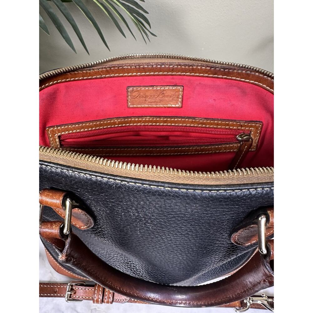 Dooney & Bourke Satchel All Weather Leather Pebbled shoulder strap Flaws - Picture 13 of 16